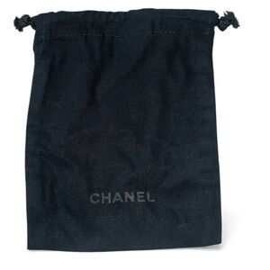 CHANEL Black Canvas Pouch - Set of 5